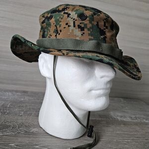 Woodland M Genuine USMC Desert Digital Camouflage Cover Field Marpat Boonie Hat